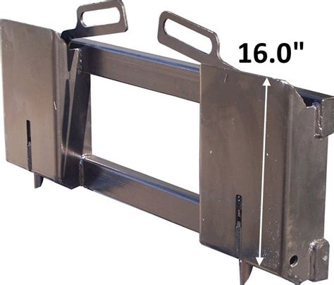 skid steer mountin on truck|skid steer quick release plate.